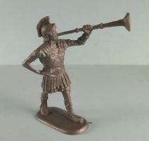 Elastolin - Romans - Footed marching trumpet (ref 8404) soft plastic