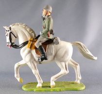 Elastolin - WW2 - Allemands - Cavalier Officier Saluant (Réf 10105)
