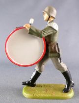 Elastolin - WW2 - Allemands - Défilant Grosse Caisse (Réf 10 158)