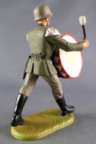 Elastolin - WW2 - Allemands - Défilant Grosse Caisse (Réf 10 158)