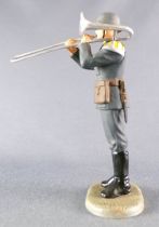 Elastolin - WW2 - Allemands - Luftwaffe Fanfare Trombone à Coulisse (Réf 10 XXX)