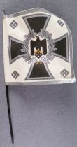 Elastolin - WW2 - Germans - Fanfare Flag Holder (Ref 10 235)