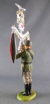 Elastolin - WW2 - Germans - Fanfare Standart Bearer (Ref 10 26X)