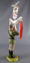 Elastolin - WW2 - Germans - Fanfare Standart Bearer (Ref 10 26X)