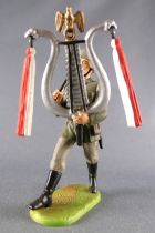 Elastolin - WW2 - Germans - Marching Chinese Hat (Ref 10 155)