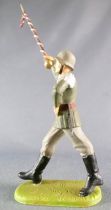 Elastolin - WW2 - Germans - Marching Major Drum (Ref 10 141)