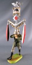 Elastolin - WW2 - Germans - Marching Standart Bearer (Ref 10 16X)