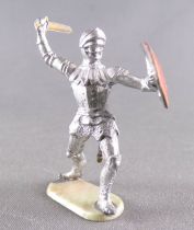 Elastolin 40mm - XV / XVIII Century - Ritter Footed Defending with Sword on Back (ref  8931 4)