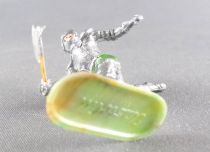 Elastolin 40mm - XV / XVIII Century - Ritters Footed Running with Axe (ref 8933 4)
