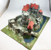 Elastolin 40mm (type) - Middle Age - Castle (middle size) w/1 drawbridge