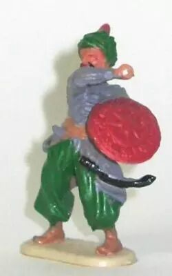 6 Figurines PREISER ELASTOLIN – Turcs Janissaires 40 Mm, à Monter Et Peindre, Neuves