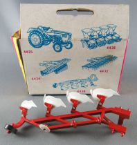 Elastolin Ougen Hausser - The Farm - Four- Furrow Plough Mint in Box (ref 4430)