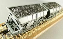 Electrotren 0902K Ho Sncf Tranord Double Hopper Wagon 2x2 Axles Grey SVw 5580147 Aera III Mint in Box