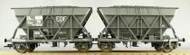 Electrotren 0904K Ho Sncf EDF Double Hopper Wagon 2x2 Axles Grey 23 87 653 1 066-5 Aera IV Mint in Box