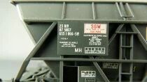 Electrotren 0904K Ho Sncf EDF Double Hopper Wagon 2x2 Axles Grey 23 87 653 1 066-5 Aera IV Mint in Box