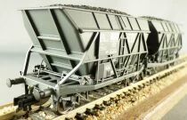 Electrotren 0904K Ho Sncf EDF Double Hopper Wagon 2x2 Axles Grey 23 87 653 1 066-5 Aera IV Mint in Box