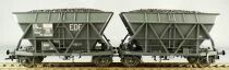 Electrotren 0904K Ho Sncf EDF Double Hopper Wagon 2x2 Axles Grey 23 87 653 1 066-5 Aera IV Mint in Box