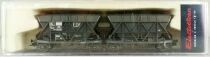 Electrotren 0904K Ho Sncf Wagon Tr&eacute;mie Double EDF 2x2 Essieux Gris 23 87 653 1 066-5 Epoque IV Neuf Boite