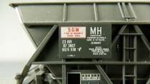 Electrotren 0906K Ho Sncf Sateco Hopper Wagon 2 Axles Grey 612 6 538-4 Aera IV Mint in Box