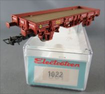 Electrotren 1022 Ho Renfe Wagon Plat 2 Essieux Kkklmo Boite