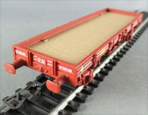 Electrotren 1022 Ho Renfe Wagon Plat 2 Essieux Kkklmo Boite