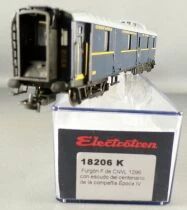 Electrotren 18206K Ho Ciwl Renfe Voiture Fourgon Bagages 1296 Ecusson du Centenaire Neuf Boite