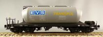 Electrotren 5404K Ho Sncf Wagon Trémie Transport de Ciment EVS Transpul Gris Neuf Boite