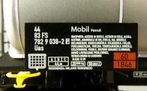 Electrotren 5843K Ho Fs Mobil Tank Wagon Uas Bogie 44 83 782 9 038-2 Ep IV Mint in Box