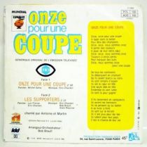 Eleven for a Goblet - Mini-LP Record - Original French TV series Soundtrack - Ades Records 1982