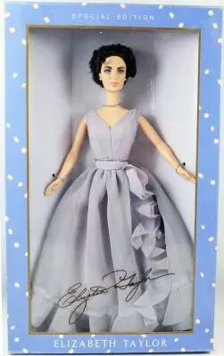 Elizabeth Taylor \ White Diamonds\  - Poup�e 28cm - Mattel 2000 (ref.28076)