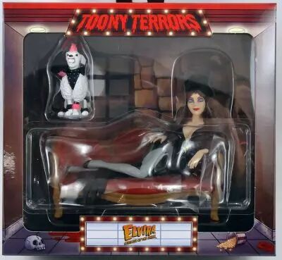 Elvira, Maitresse des T�n�bres -  NECA - Figurine Toony Terror - Elvira on couch