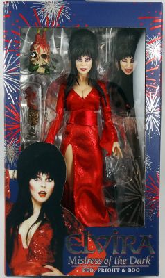 Elvira, Mistress of the Dark - NECA 8\  clothed action-figure - Red, Fraight & Boo Elvira