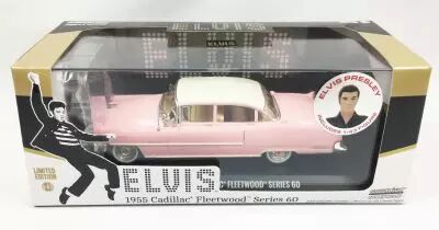 Elvis Presley - Greenlight Hollywood - 1955 Cadillac Fleetwood Series 60 avec Figurine (Diecast 1/24�me)