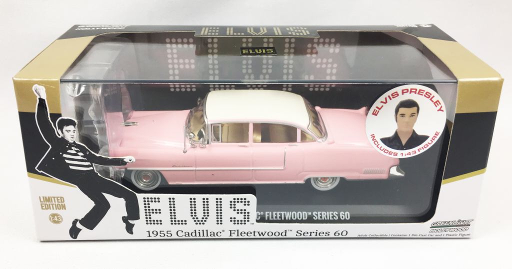 Greenlight Modellauto pink Cadillac Fleetwood Series 60 Elvis Presley 1:64 NEU 