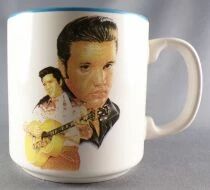 Elvis Presley - Mug C&eacute;ramique - Couleurs Portrait & Guitare