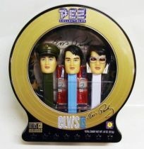 Elvis Presley - PEZ - Three-pack with CD collector tin box