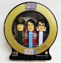 Elvis Presley - PEZ three-pack with CD collector tin box