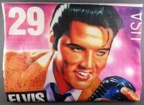 Elvis Presley - T-Shirt Blanc Hanes - Timbre Rock\'n\'Roll Singer 1935-1977 (Taille XL) Neuf 