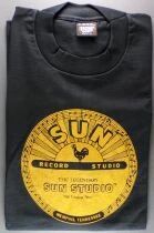 Elvis Presley - T-Shirt Noir Screen Stars Best - Sun Record Studio (Taille XL) Neuf 