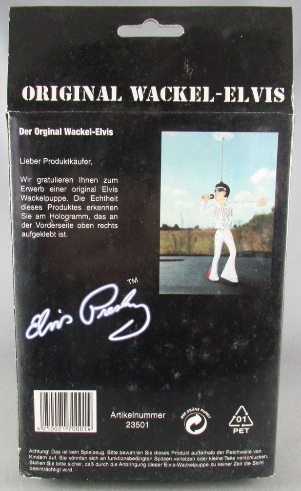 ELVIS Wackel Elvis Presley Schaukelpuppe Superstar Auto Fensterschmuck