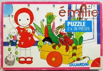 Emilie - Jigsaw Puzzle 2x26 pieces - Dujardin ref. n�13001 - 1978