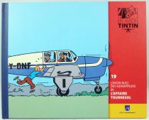 En Avion Tintin - Editions Hachette - 019 L\'Avion Bleu des Kidnappeurs (L\'Affaire Tournesol)