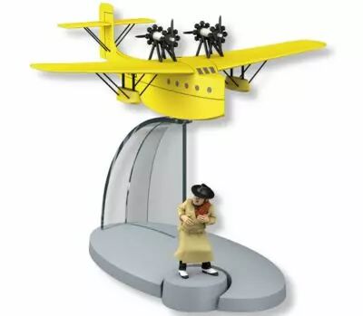 En Avion Tintin - Editions Hachette - 045 L\'Hydravion de la Poste A�rienne (L\'Oreille Cass�e)