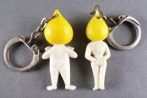 Esso Keychain Figures Drop Boy Drop Girl