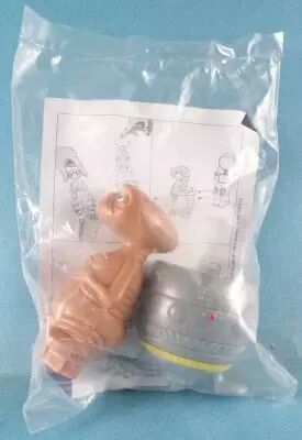 E.T.  (20�me Anniversaire) - Figurine Premium Quick - E.T. et son Vaisseau (lance-toupie) Neuf Sachet