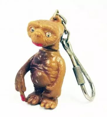 E.T. - Figurine PVC 1982 - Porte cl� E.T. avec yeux mobiles