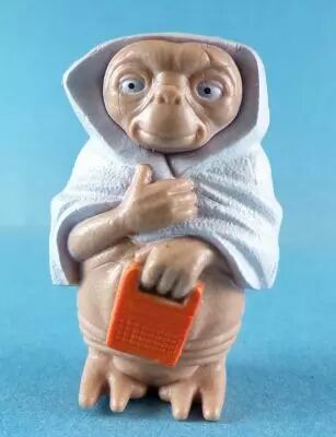 E.T. - LJN 1982 - Figurine PVC - E.T. avec Dict�e Magique (Orange)