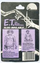 E.T. - LJN 1982 - PVC Figure - E.T with book (on card)