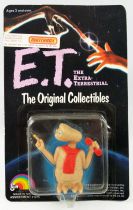 E.T. - LJN 1982 - PVC Figure - E.T with scarf and phone (on card)