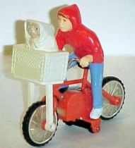 E.T. - LJN Ref 1245 - ET & Elliott on bicycle Mint on Card